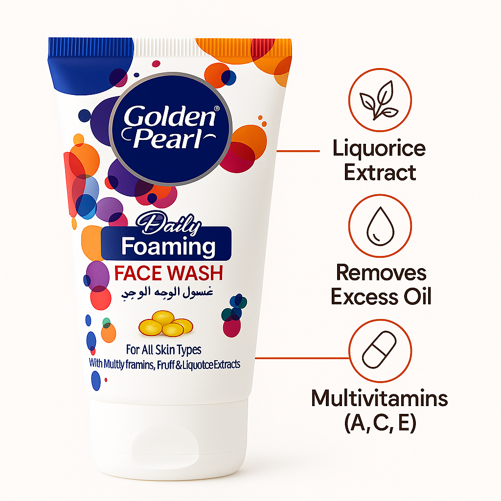 Golden Pearl Foaming Face Wash 75ml