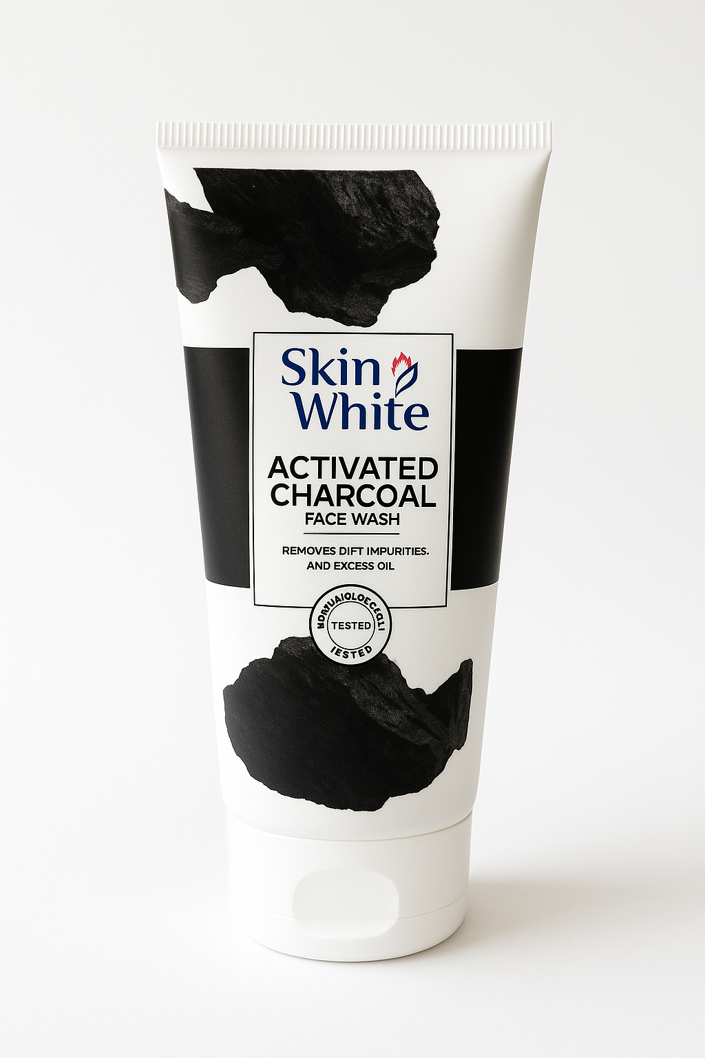 Skin White Activated Charcoal Face Wash, 60g