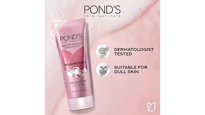 Ponds Bright Miracle Ultimate Clarity Niasorcinol Facial Foam 100g