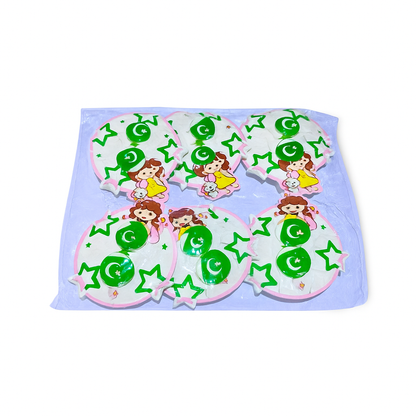 Green & Proud – Independence Day Hair Bands for Girls6|12 pieces