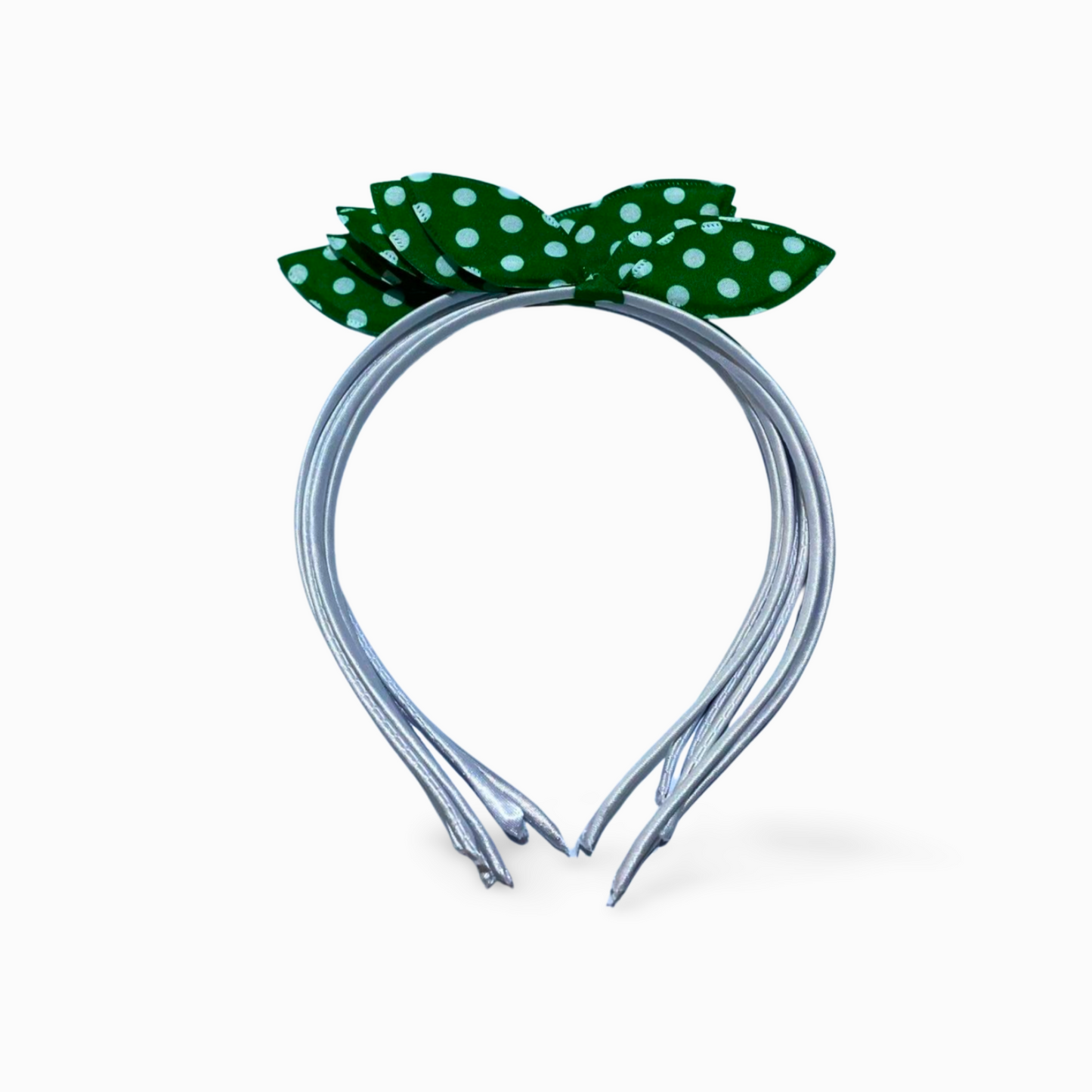 14 August Special – Green Polka Dot Bow Headbands Pack of 6 |12