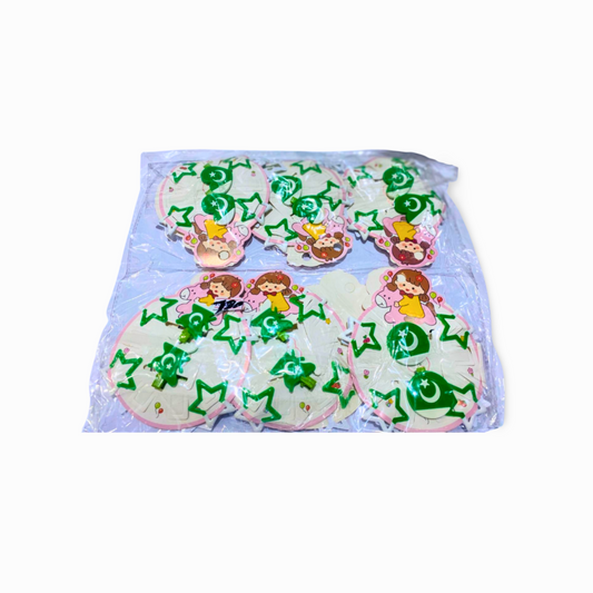 Green & Proud – Independence Day Hair Bands for Girls6|12 pieces